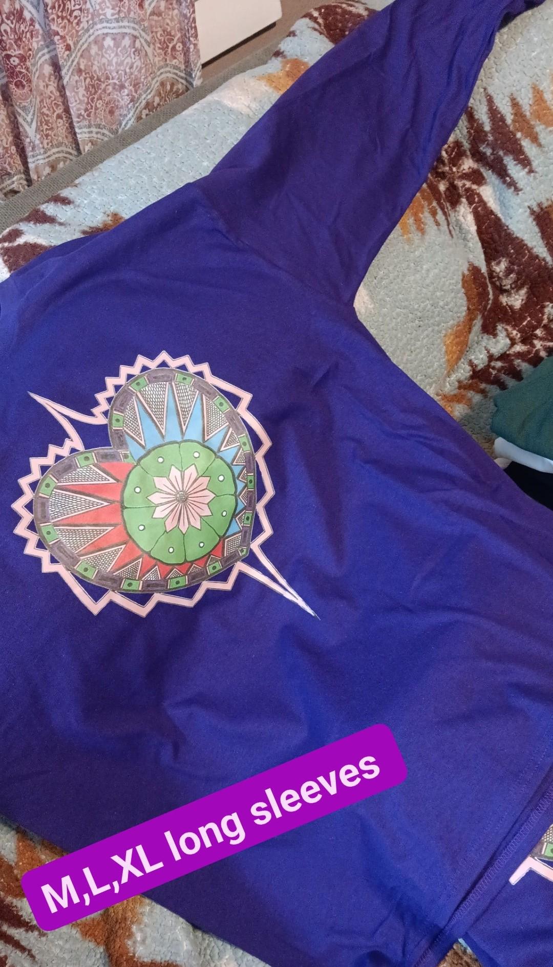 Good Peyote Heart Long Sleeve Tee - NAC, Native American Church, Indigenous made, Heavy Cotton