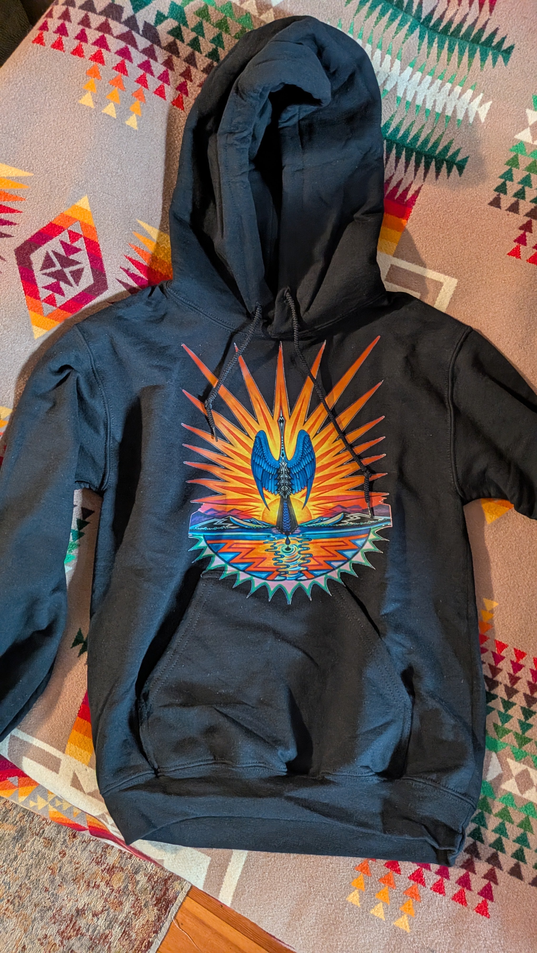 Prisma Waterbird Hoodie - Native American Wearable Art
