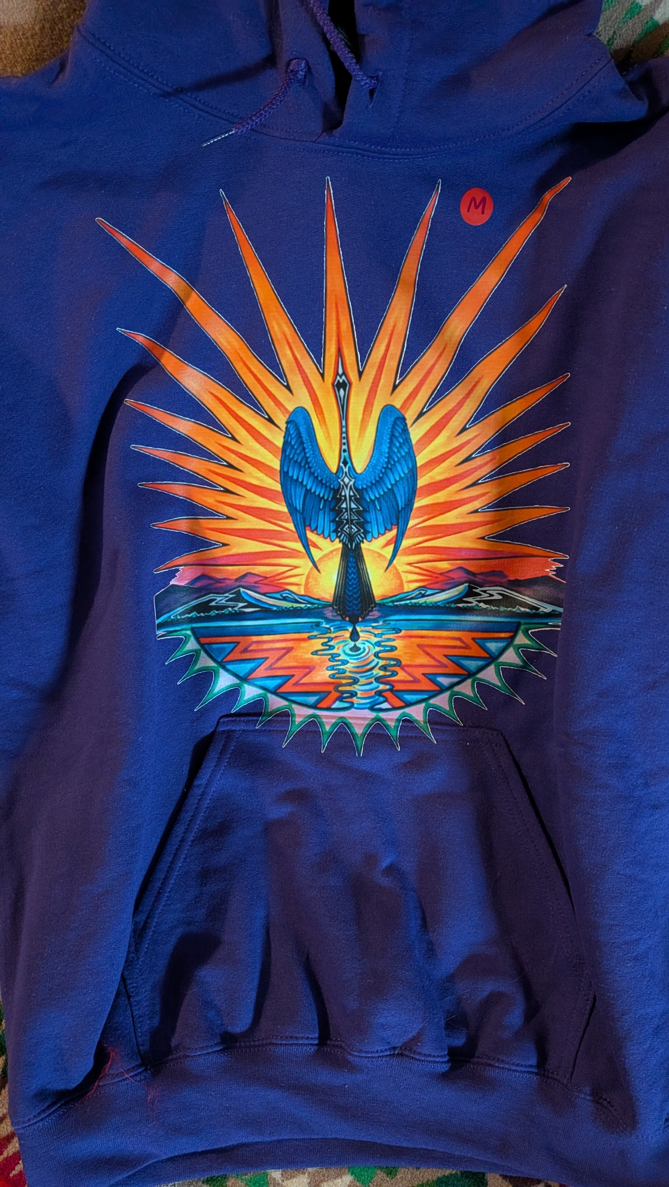 Prisma Waterbird Hoodie - Native American Wearable Art