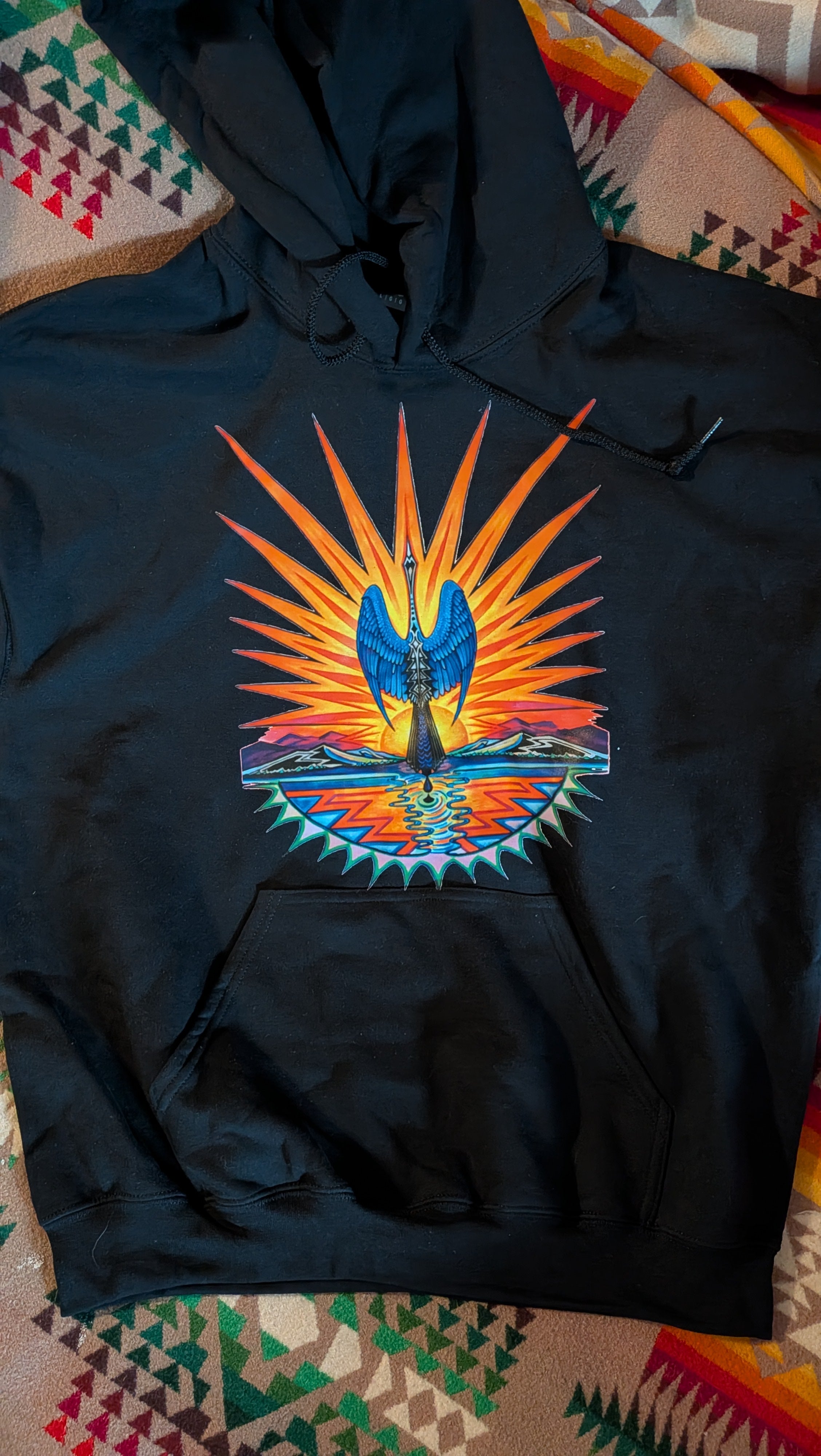 Prisma Waterbird Hoodie - Native American Wearable Art