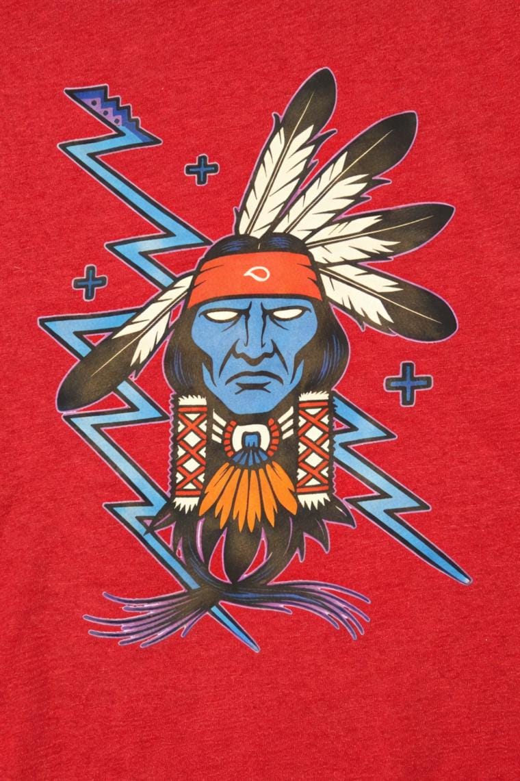 Native Warrior Tee - Native American, Tribal, Indigenous, Original Design by Klamath Modoc Artist
